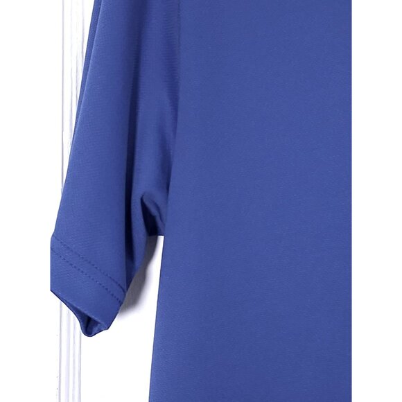 Ben Hogan Performance Men's Blue Polo Golf Shirt Size Medium Polyester - Picture 4 of 6